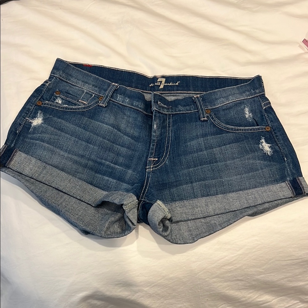 7 For All Mankind Denim Shorts 28